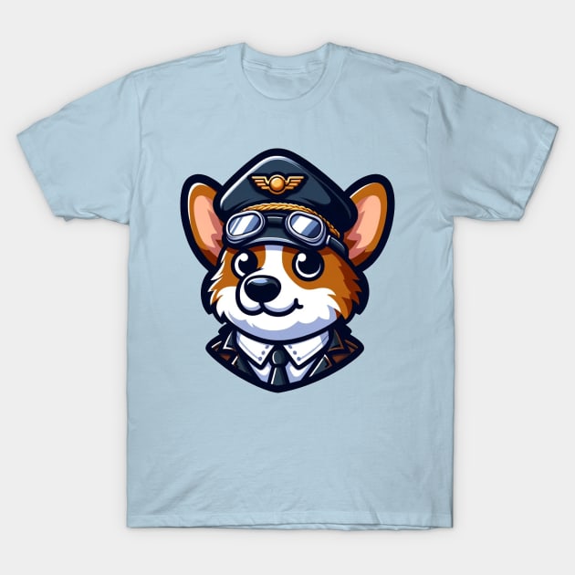 Police officer corgi T-Shirt by Ferdi Everywhere